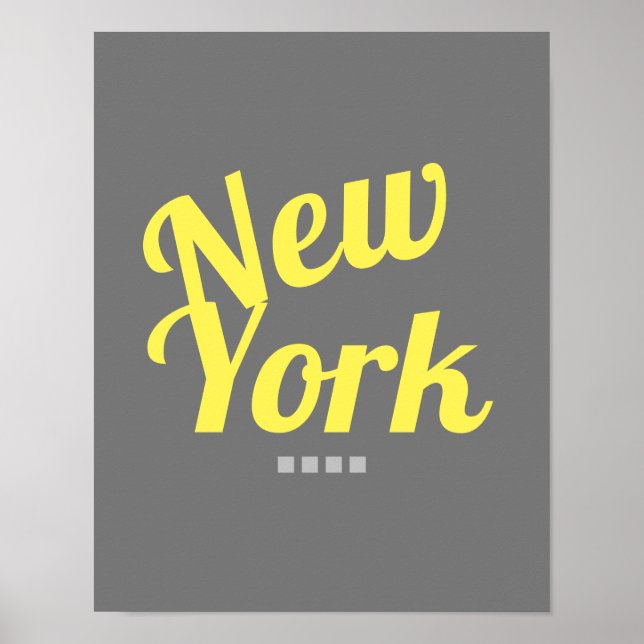 Poster de typographie d'art moderne (Devant)
