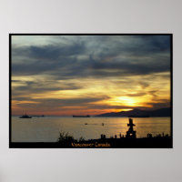 Poster de Vancouver English Bay Vancouver Imprimer