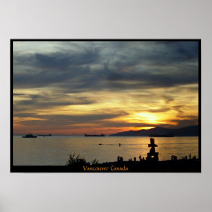 Poster de Vancouver English Bay Vancouver Imprimer
