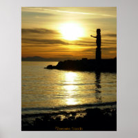 Poster de Vancouver West Vancouver Souvenir Imprim