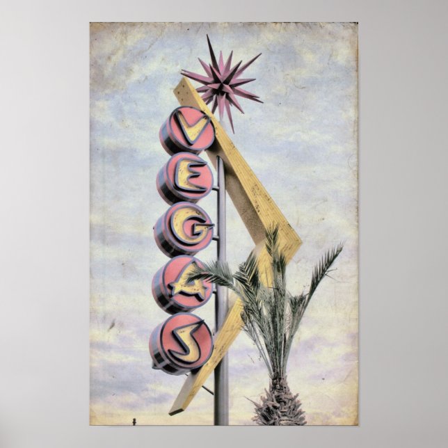 Poster de Vegas vintage (Devant)