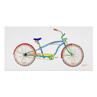 Poster de vélo Cruiser