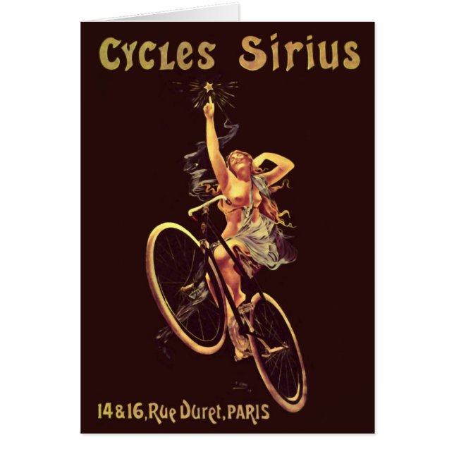 Poster de vélo Cycles vintages Sirius (Devant)