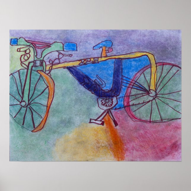 Poster de vélos (Devant)