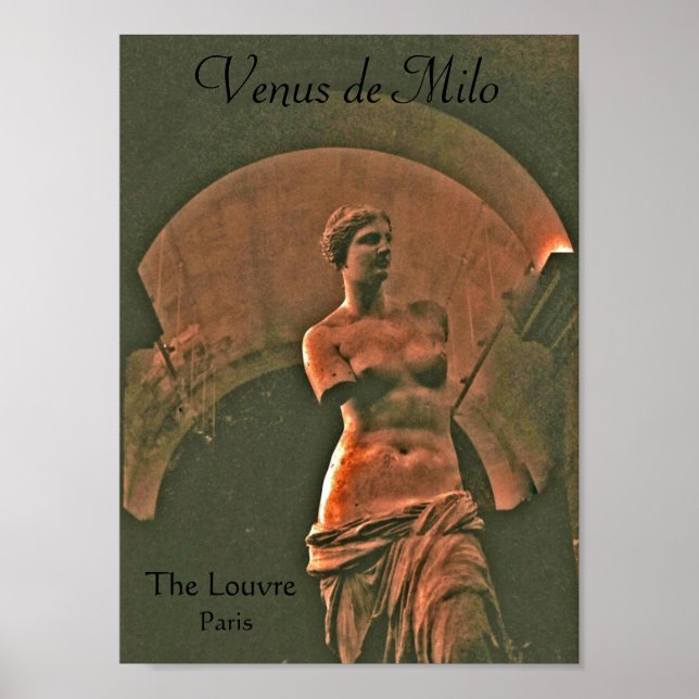 Poster de Venus de Milo Louvre (Devant)