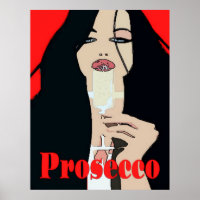 Poster de vin de style moderne, Prosecco