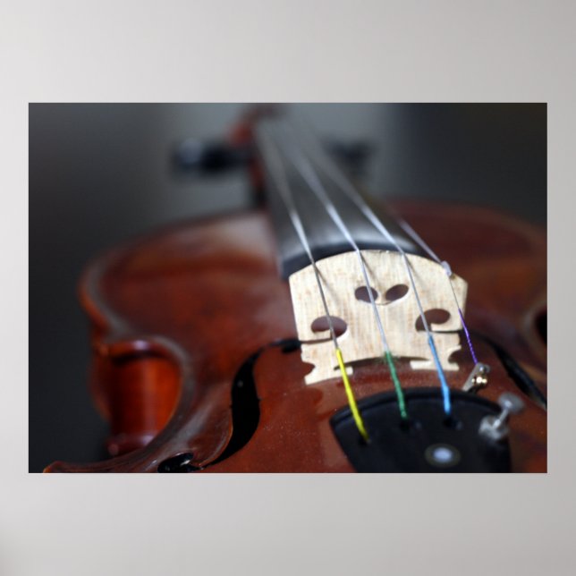 Poster de violon rouge (Devant)