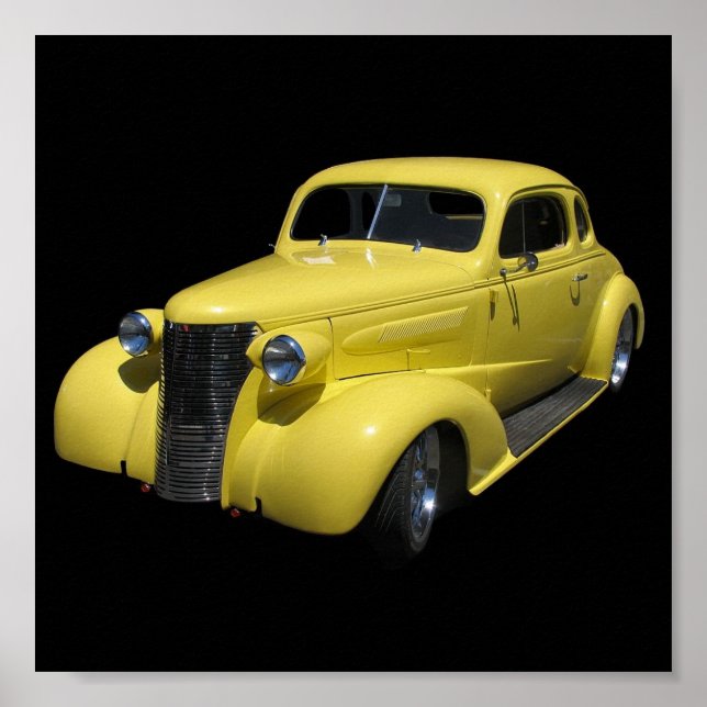 Poster de voiture classique (Devant)