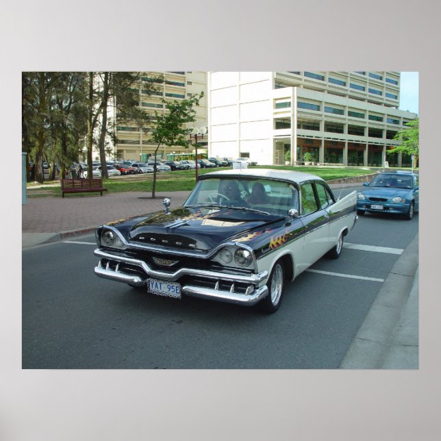 Poster de voiture Dodge vintage (Devant)