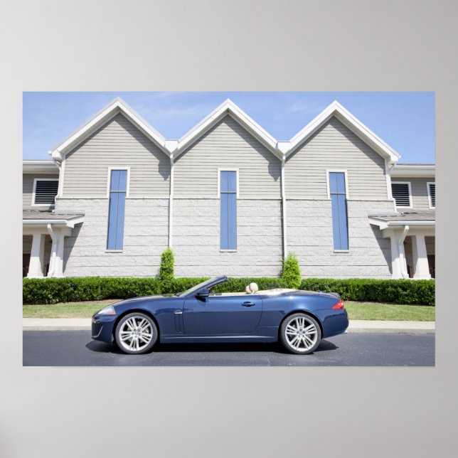 Poster de voiture Jaguar (Devant)