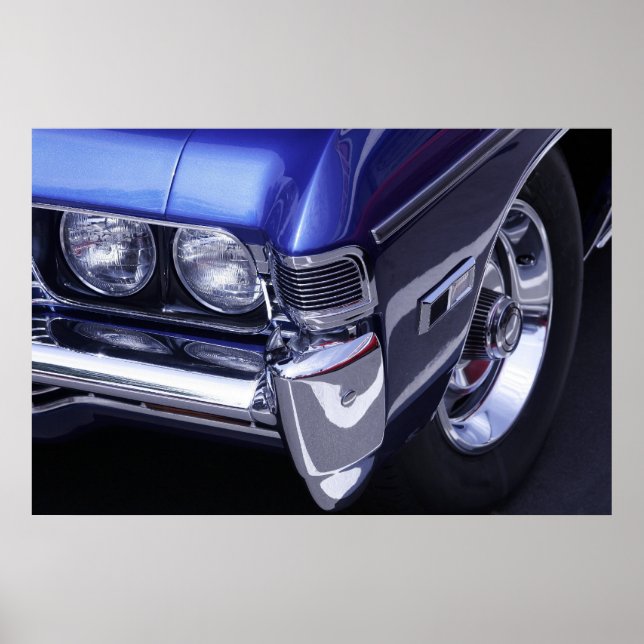 Poster de voiture musculaire (Devant)