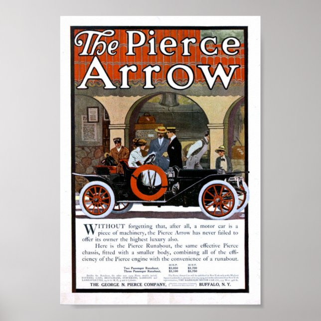 Poster de voiture Pierce Arrow (Devant)