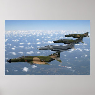 Poster de vol F-4 Phantom II