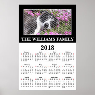 Poster de votre calendrier personnalisé photo favo