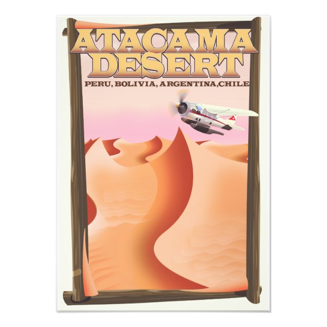 Poster de voyage Atacama Desert Adventure. (Devant)