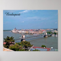 Poster de voyage Budapest, vintage
