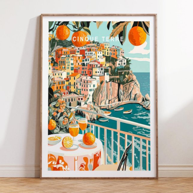 Poster de voyage Cinque Terre, Italie Imprimer Voy (Créateur téléchargé)