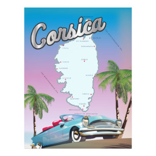 poster de voyage Corse