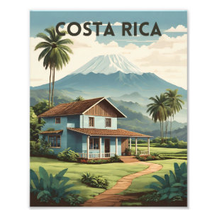 Poster de voyage Costa Rica   Affiche de voyage Vi