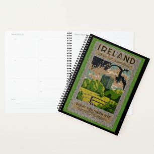 Poster de voyage du château de Blarney vintage