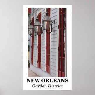 POSTER DE VOYAGE EN NOUVELLE-ORLÉANS