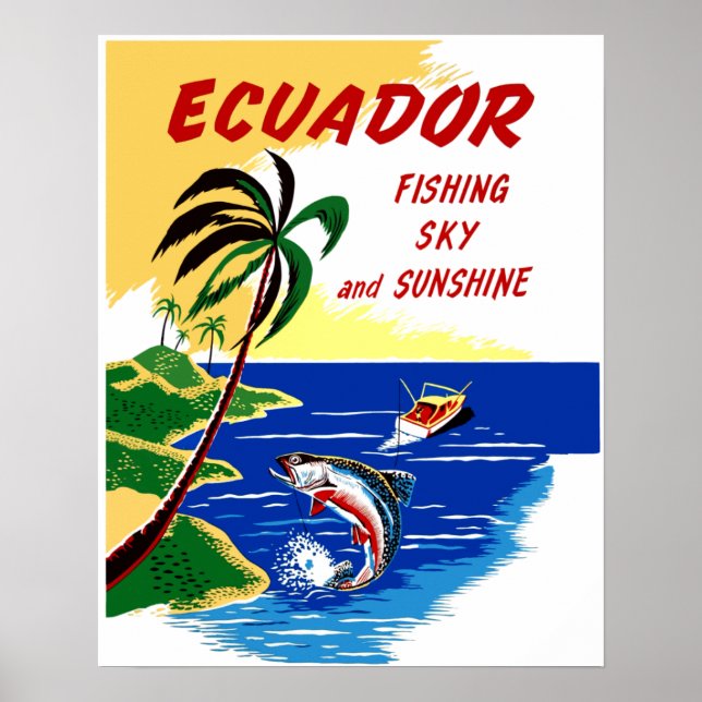 Poster de voyage Équateur (Devant)