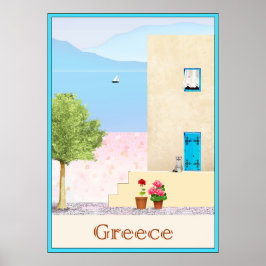 Poster de voyage Grèce