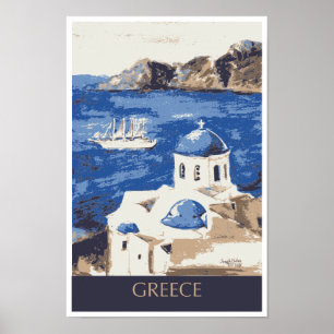 Poster de voyage Grèce