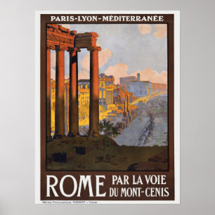Poster de voyage Italie vintage