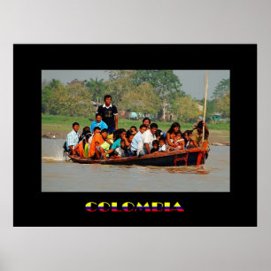 Poster de voyage Leticia Colombia