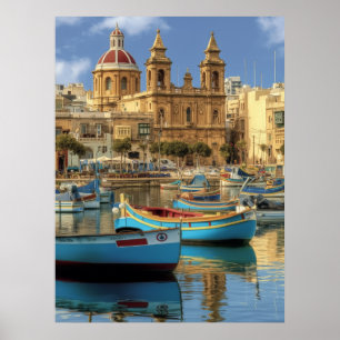 Poster de voyage Msida Malta