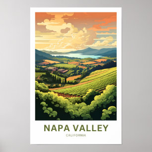 Poster de voyage Napa Valley California