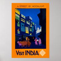 Poster de voyage Numériquement Vintage Inde