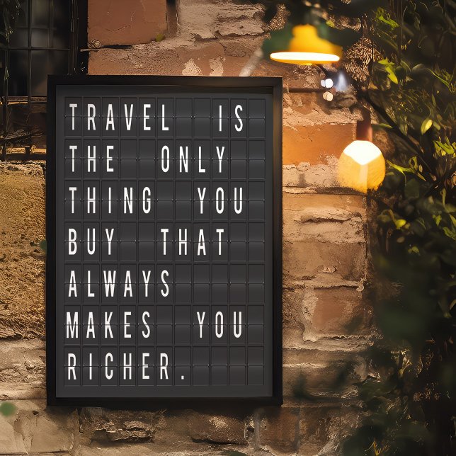 Poster de voyage pour panneau numérique de l'aérop (Créateur téléchargé)