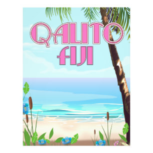 poster de voyage Qalito Fiji