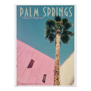 Poster de voyage Retro Palm Springs