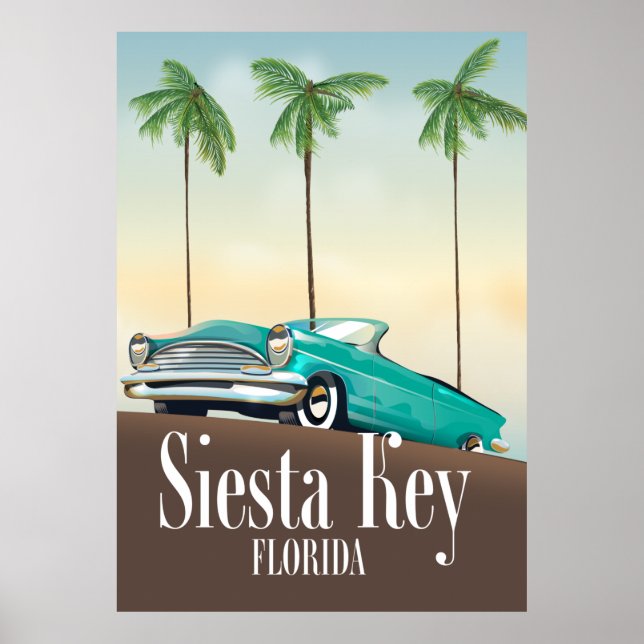 Poster de voyage Siesta Key Florida (Devant)