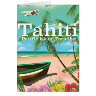 Poster de voyage Tahiti