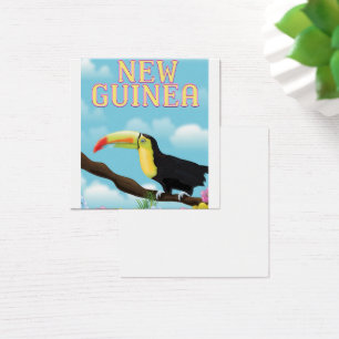 Poster de voyage Toucan en Nouvelle-Guinée