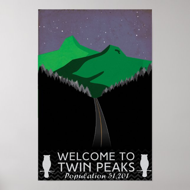 Poster de voyage Twin Peaks (Devant)