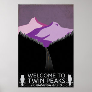 Poster de voyage Twin Peaks