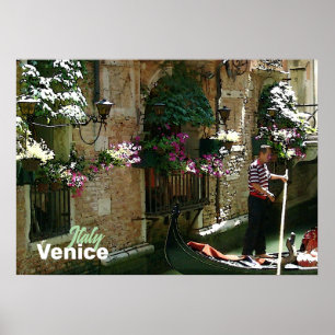 Poster de voyage Venice Gondolier