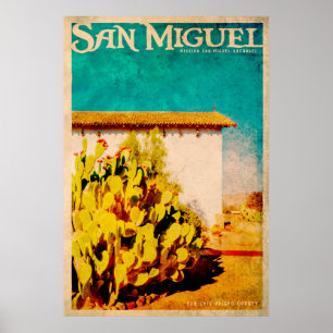 Poster de voyage vintage San Miguel
