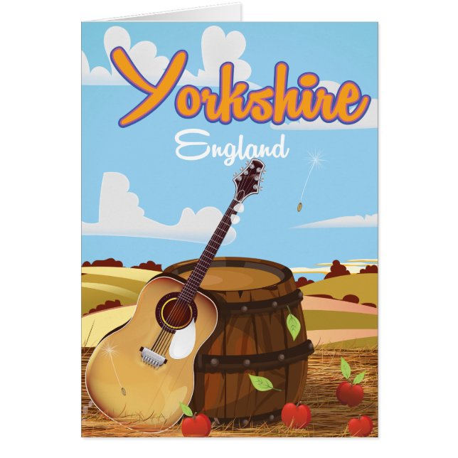 poster de voyage vintage Yorkshire (Devant)