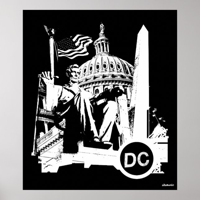 Poster de Washington DC (Devant)