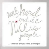 Poster de Work Hard & Be Nice