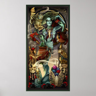 Poster de Yarn Zombies "Bridgette" pleine longueur