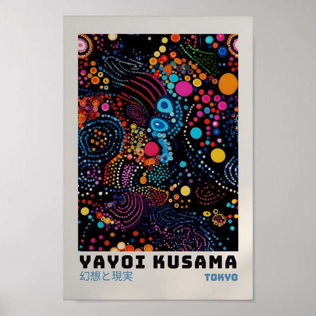Poster de Yayoi Kusama - Abstrait Yayoi Kusama Imp (Devant)