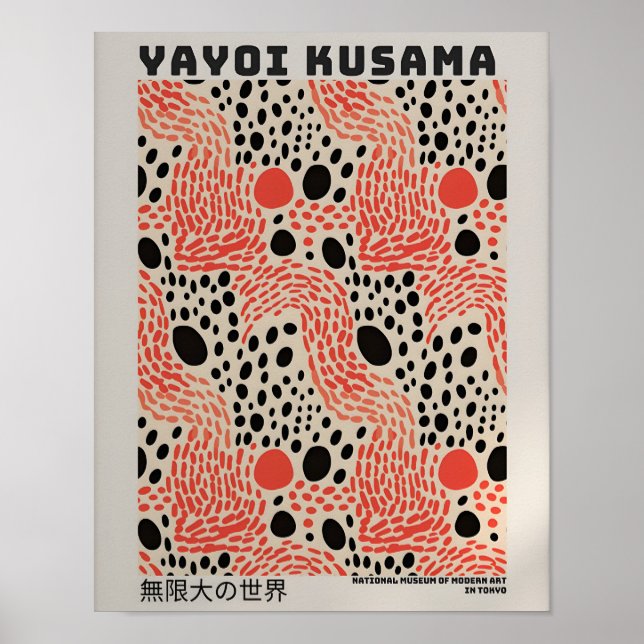 Poster de Yayoi Kusama - Abstrait Yayoi Kusama Imp (Devant)