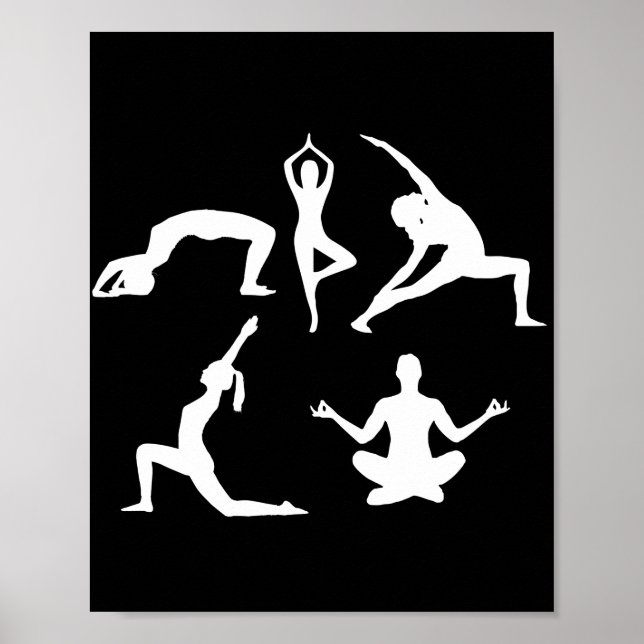 Poster de yoga (Devant)